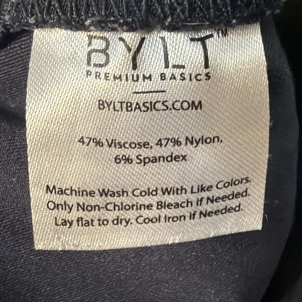 BYLT Everyday Pant 2.0 Pants Mens 32x29 Black Stretch Chino Casual Performance